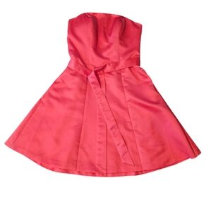 Landa Women's Strapless Hot Pink Dress Size 10